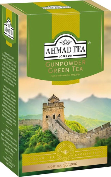 Зеленый чай листовой AHMAD TEA Gunpowder 100 гр. купить на OZON по ...
