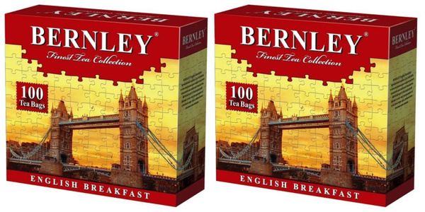 Bernley Чай "ENGLISH BREAKFAST", 100 пакетиков х 2 гр, 2 шт - купить с ...
