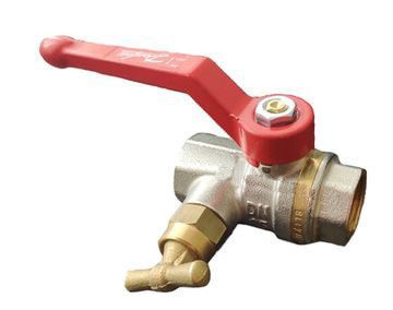 Кран шаровой запорный ВР 1 1/4" Danfoss BVR-D со спускным элементом ...