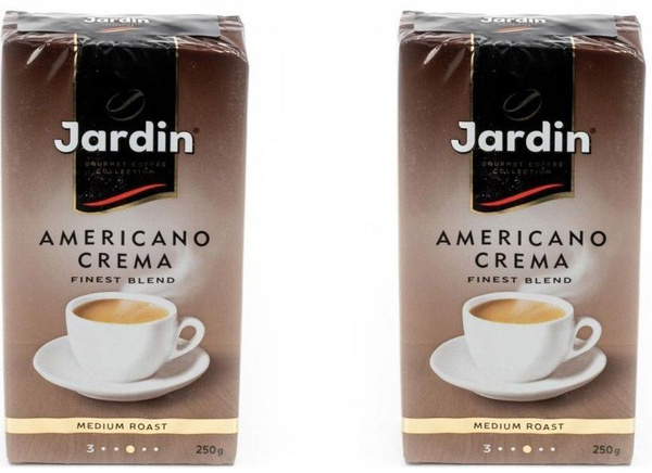 Кофе молотый Jardin Americano Crema, 250 гр. х 2 шт. - купить с ...