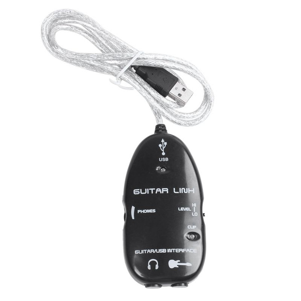 Адаптер кабеля совместим с подключения гитары к интерфейсу USB /PC ...