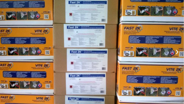 Заменитель бетона Fast2K (коробка с 15 пакетами, 180л) купить на OZON ...