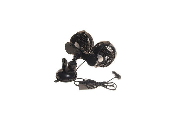 Вентилятор HX-707 13см (5") 12V (7.5W) диммер, на вакуумной присоске ...