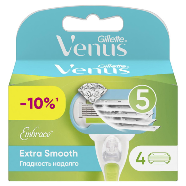 GILLETTE Кассеты для бритья Venus Embrace, 4 шт. - купить с доставкой ...