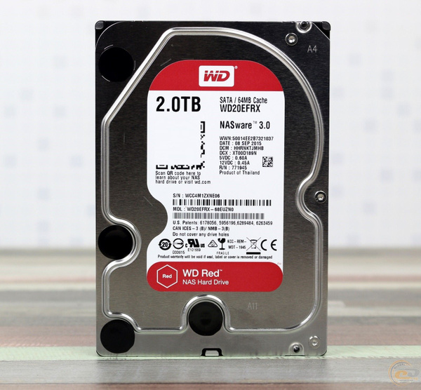 2 ТБ Внутренний жесткий диск Western Digital Red WD20EFRX 2TB (WD20EFRX ...