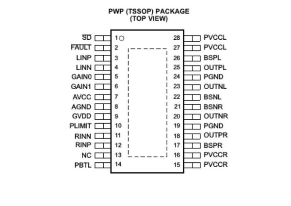 Tpa3118 усилитель схема