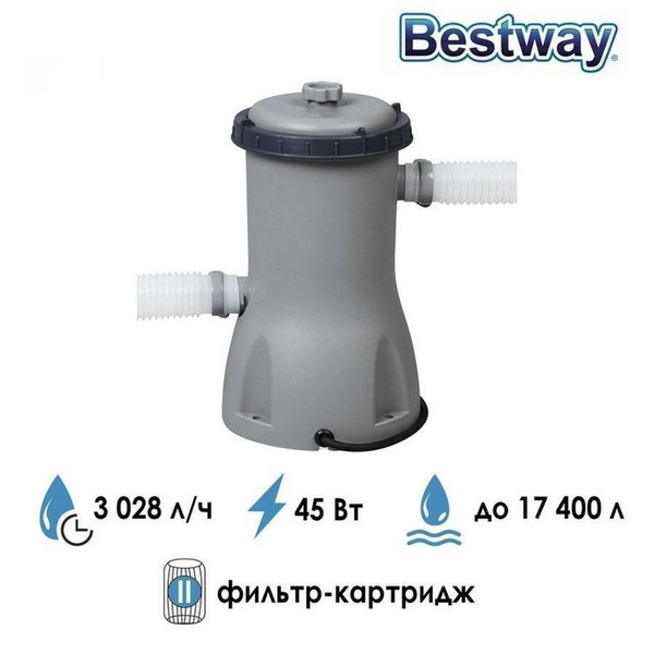 Фильтр-насос картриджный Bestway "Cartridge Filter Pump" для бассейна ...