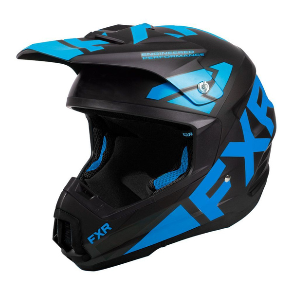 Шлем для снегохода FXR Torque Team черный, синий - купить с доставкой ...