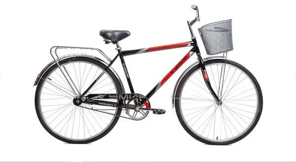 Велосипед КУМИР 2806, колесо 28", высокая рама сталь, 1 скорость ...