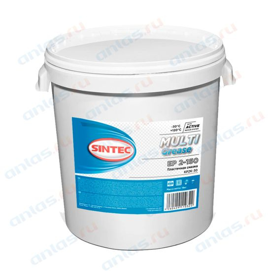 Смазка ep 2-150 hd multi grease sintec 18кг SINTEC 80514 - купить в ...