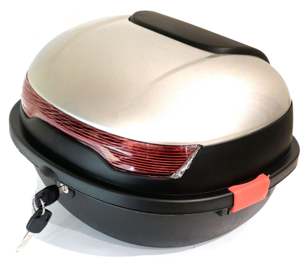 Кофр (багажник) для мопеда мотоцикла Альфа / Alpha (пластиковый ...