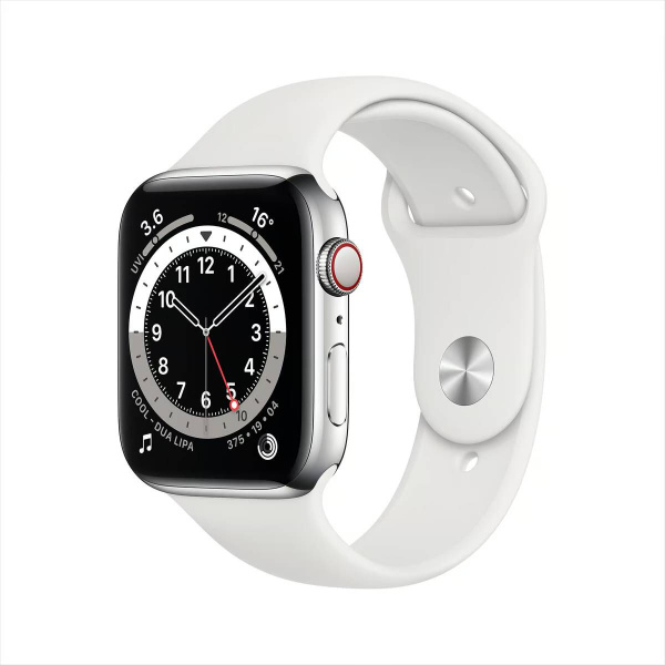 Купить смарт-часы Apple Watch Series 6 GPS + Cellular, 40mm Silver ...