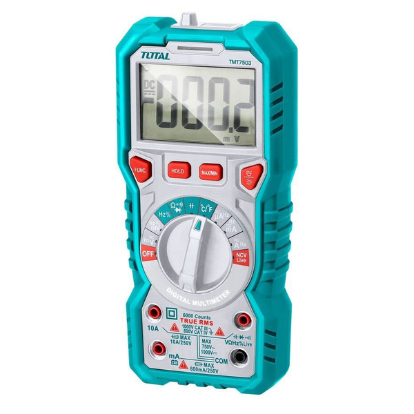 Мультиметр цифровой (напряжние, сопротивление, ток) TOTAL купить по ...