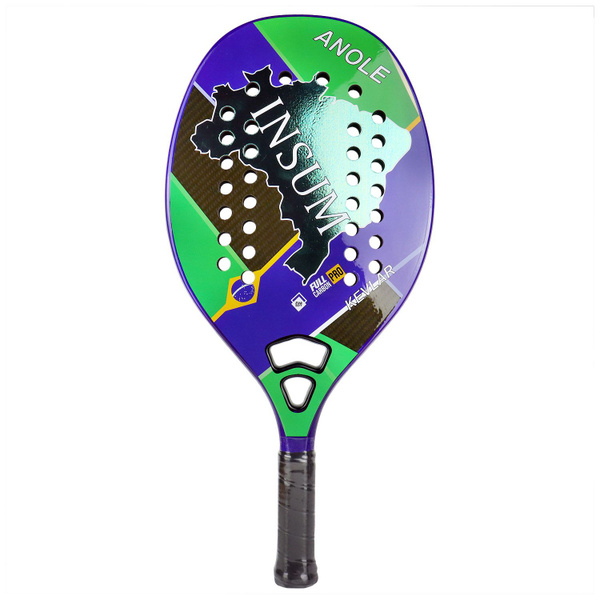 INSUM Raquete Пляжный теннис 100% углеродное волокно EVA SOFT Ракетка ...