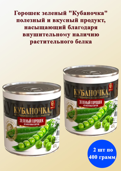 Зеленый Горошек Кубаночка Купить