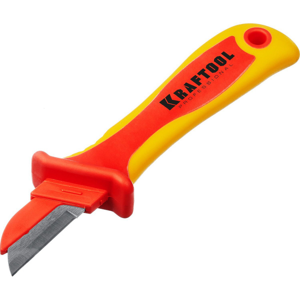 Диэлектрический, прямой нож электрика Kraftool KN-1 - купить по ...