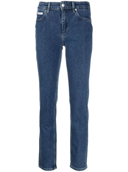 Calvin klein mid rise slim jeans sale