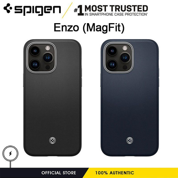 Spigen Enzo Leather For iPhone 13 Pro Max (2022) Магнитный, легкий
