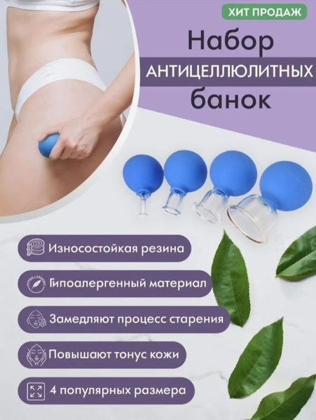 Банки для массажа вакуумные, для лица и тела - купить с доставкой по ...