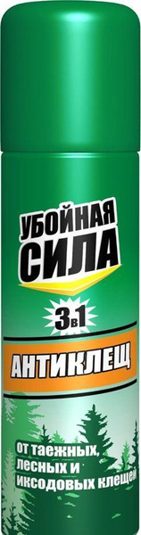 Убойная сила Аэрозоль Антиклещ, 150 мл - купить с доставкой по выгодным ...