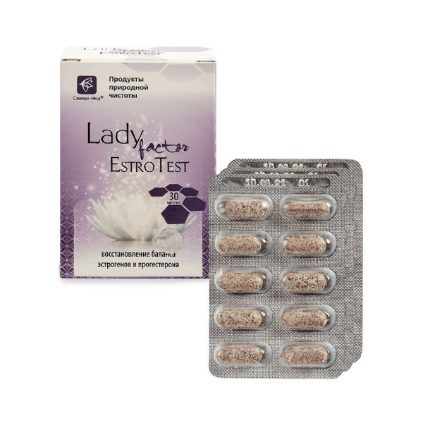 LadyFactor Estrotest, концентрат пищевой на основе растительного сырья ...