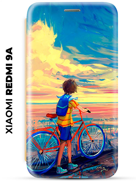 Чехол книжка на Xiaomi Redmi 9A/ Сяоми Редми 9А с рисунком - купить с ...