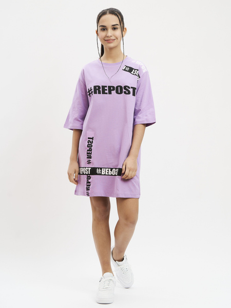 Платье для девочки, туника для девочки, платье для подростка oversize ...