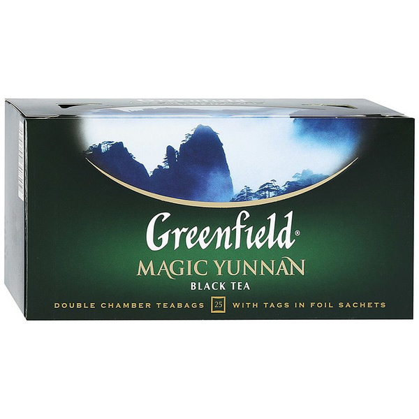 Чай чёрный Greenfield Magic Yunnan 25*2г - купить с доставкой по ...