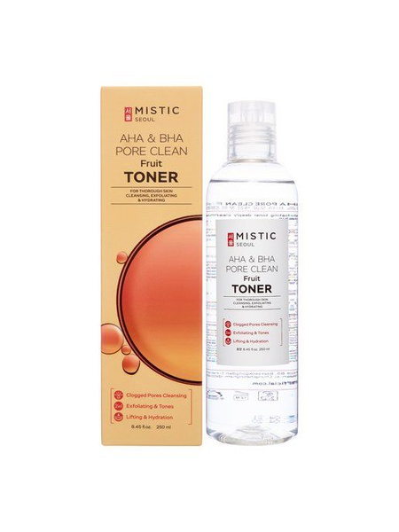 MISTIC AHA & BHA PORE CLEAN Fruit Toner Очищающий тонер с фруктовыми ...