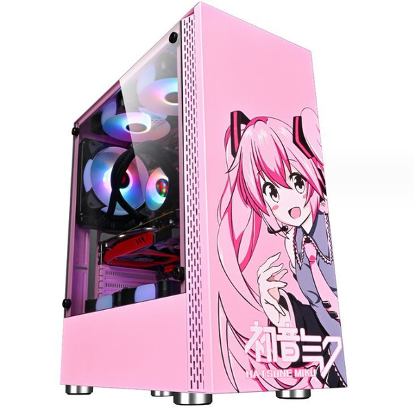 Компьютерный корпус Rod Pink Anime, светло-розовый, розовый - купить с ...