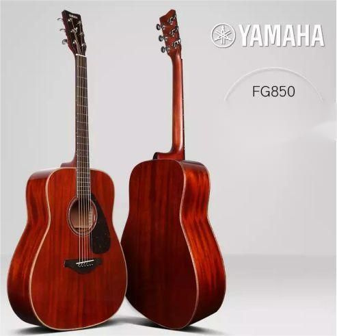 Акустическая гитара YAMAHA FG850 . 6-струнная, корпус Красное дерево 4/ ...