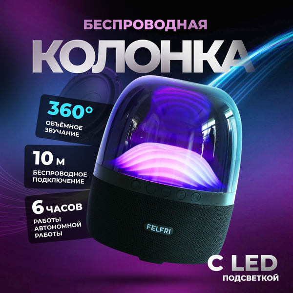 Беспроводная колонка Acoustics_speakers - купить по доступным ценам в ...