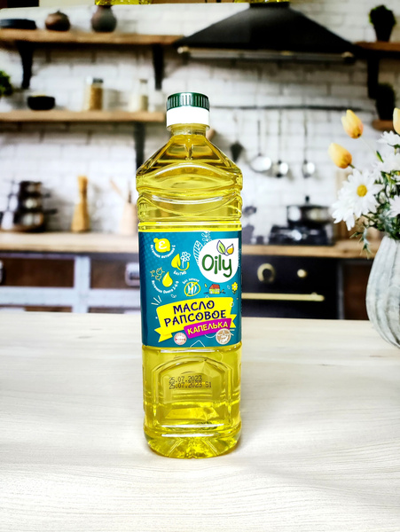 Масло рапсовое Oily "Капелька" 1 л. Производство Беларусь. - купить с ...