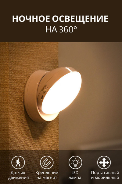 Настенный светильник Умный дом Lampa_White_Холодный белый, LED купить ...