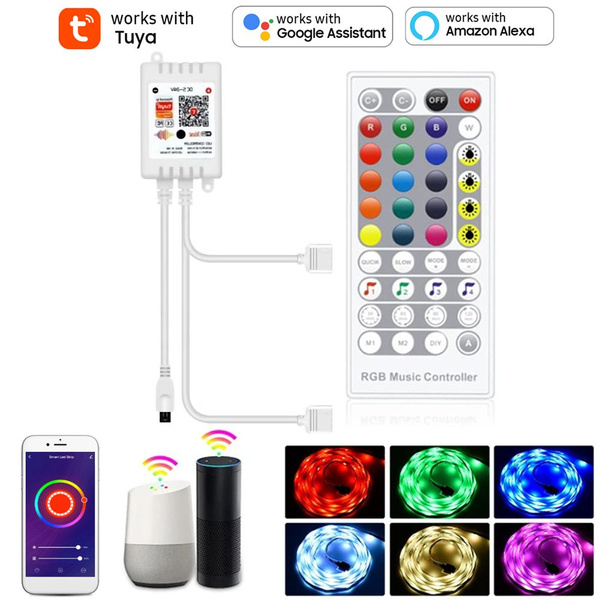 Интеллектуальный WiFi-контроллер для RGB-светодиодных лент Смарт ...