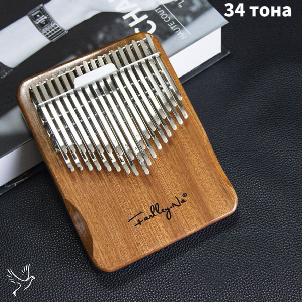 Калимба 34 ноты профессиональная до-мажор,kalimba строй C,до-мажор ...