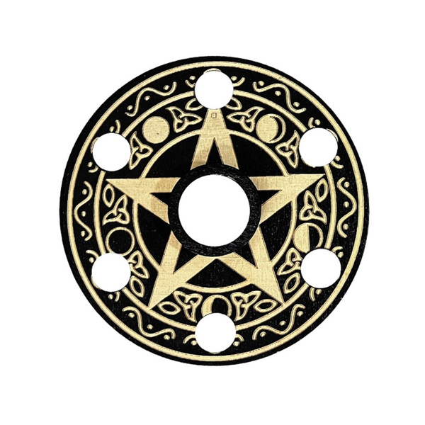 Мини-подставка для хрустальной сферы Lotus, деревянная шаровая ...