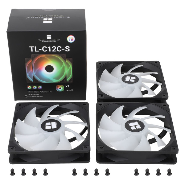 Thermalright TL-C12C 3 в 1, 120 мм охлаждающий вентилятор 5 В ARGB ...