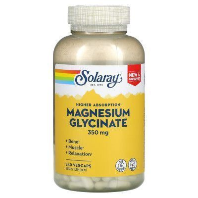 Магний глицинат, Magnesium Glycinate, 350 мг, 240 капсул - купить с ...