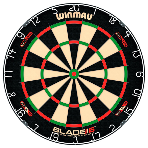 Двухслойная мишень Winmau Blade 6 Dual Core (Винмау Дуал Кор) для игры ...