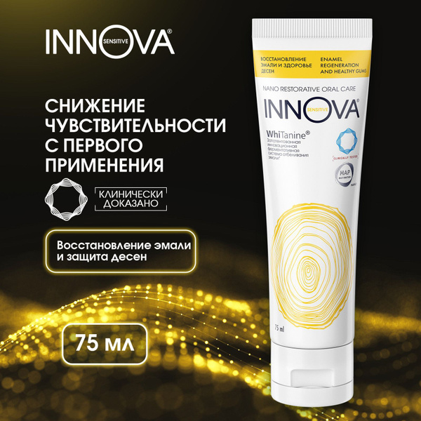 Зубная паста Innova Sensitive восстановление эмали и здоровье десен ...
