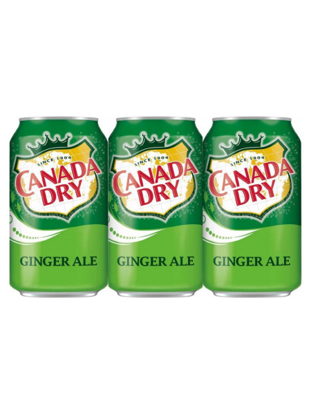Газированный напиток Canada Dry Ginger Ale 355мл, 3шт - купить с ...