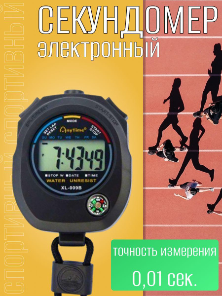 Спортивный секундомер AnyTime купить по низкой цене с доставкой в ...