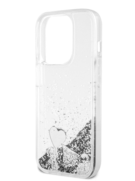 Чехол Guess Liquid Glitter на iPhone 15 Pro / для Айфон 15 Про ...