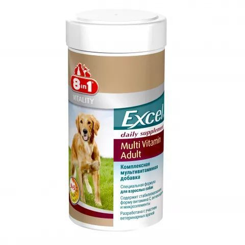 8IN1 (8В1) EXCEL Multi Vitamin Adult ДЛЯ ВЗРОСЛЫХ СОБАК 70 шт купить на ...