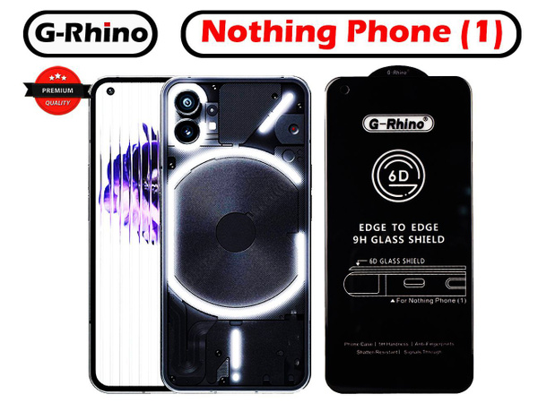 Защитное стекло G-Rhino для Nothing Phone (1) / Закаленная прозрачная ...