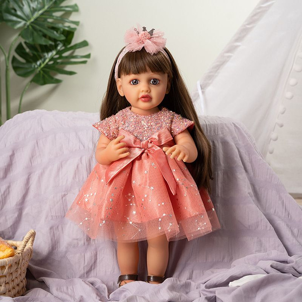 Реалистичная кукла 55 см, кукла-реборн - купить с доставкой по выгодным ...