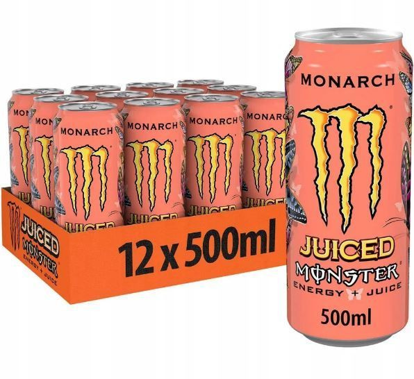 Энергетический напиток Monster Energy Juiced Monarch / Монстер Монарх .
