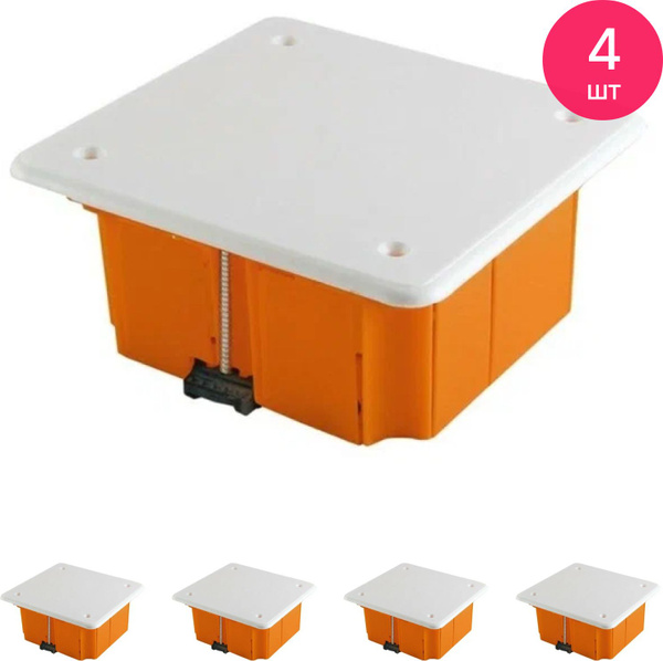 Подрозетник TDM Electric / ТДМ Электрик с крышкой и лапками с ...