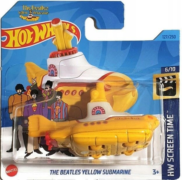 Игрушечная подводная лодка Hot Wheels The Beatles Yellow Submarine ...